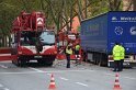 LKW verliert Auflieger Koeln Boltensternstr Pasteurstr P2029